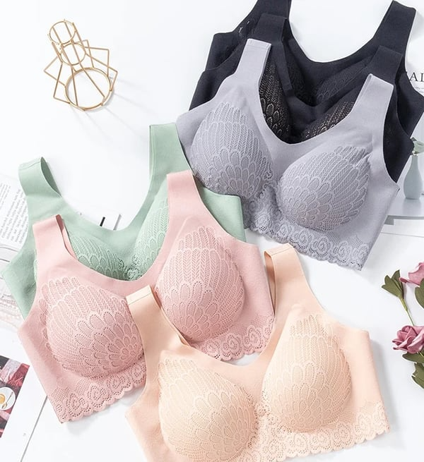 🔥2025 Hot Sale 49% OFF🔥 Latex 4.0 Graceful Anti-saggy Breathable Lace Bra